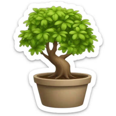 Potted Treehouse sticker