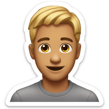 this emoji “🥺” but with a little smile  sticker