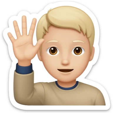 Yvl emote hand sticker