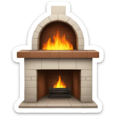 fireplace sticker