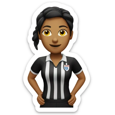 volleyball woman referee  sticker
