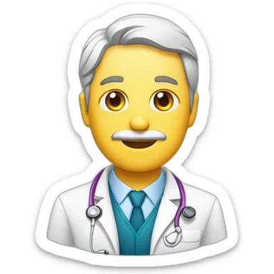 Chema medico con entradas sticker