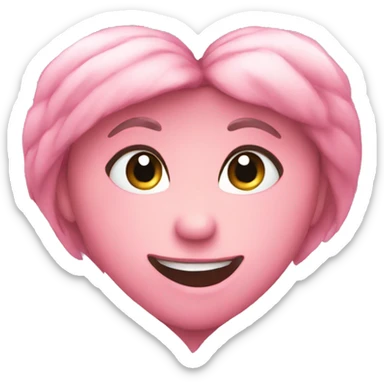 pretty heart  sticker