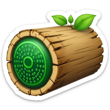 log file sticker