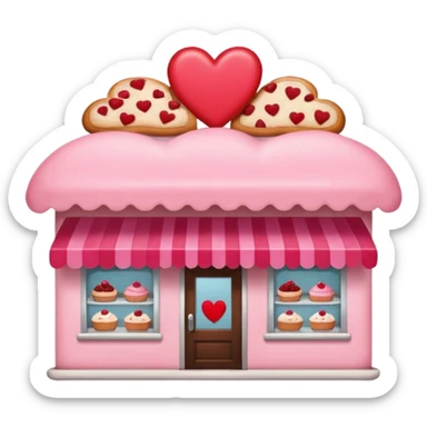 Cute pink Bakery sticker