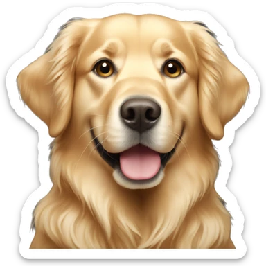 Golden retriever  sticker