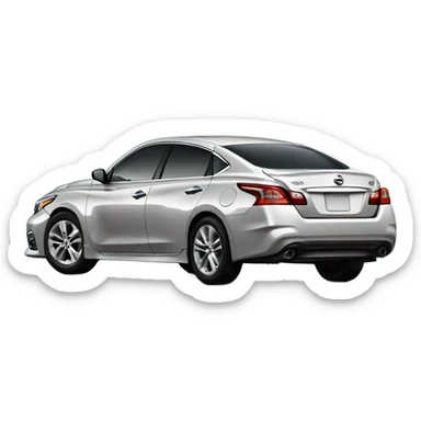 Speeding Nissan Altima sticker