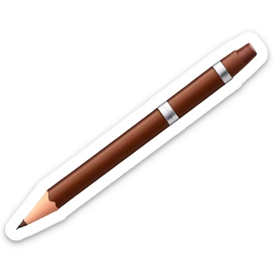 mac brown lip liner pencil cosmetic sticker