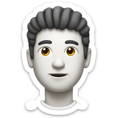 Barcelona with white face sticker