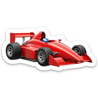 Formula car sticker