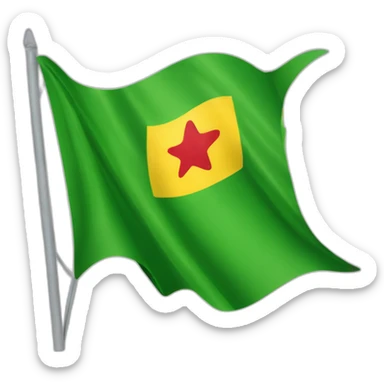 nouveau drapeau de la Martinique  sticker