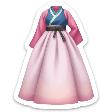 Hanbok dress traditional  sticker