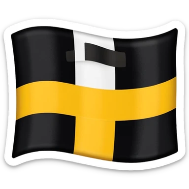 the breton flag sticker