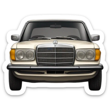 old mercedes benz w115 sticker
