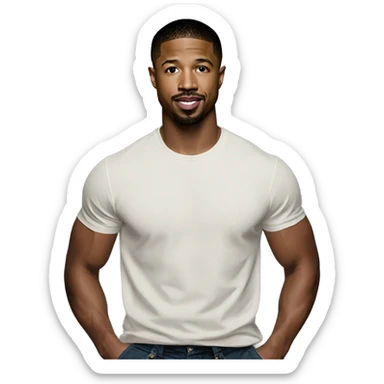 Micheal b jordan sticker