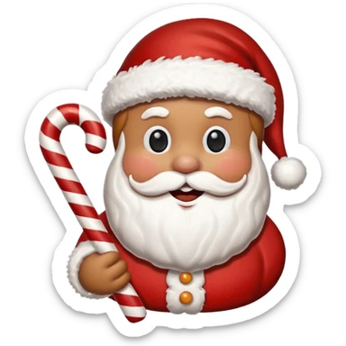 santa gingerbread sticker