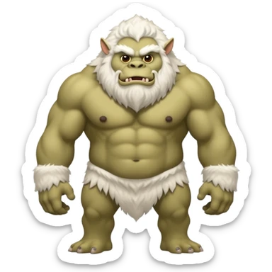yeti the ogre sticker