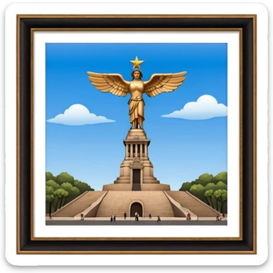 el angel de la independencia monumento(mexico) sticker