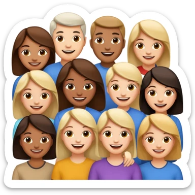 Relacionarse personas sticker