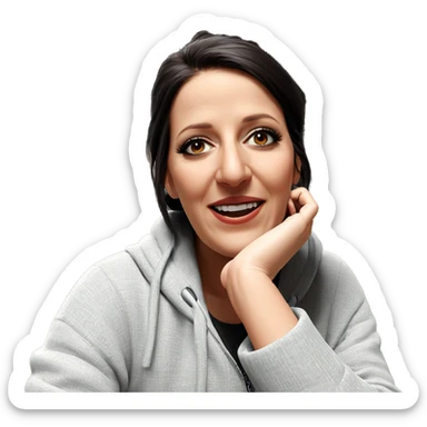 cozy indoor moment with girl sticker