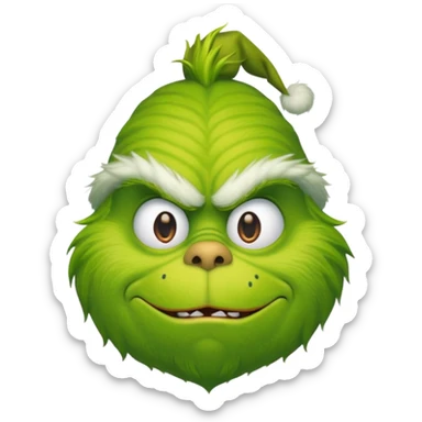 Grinch sticker