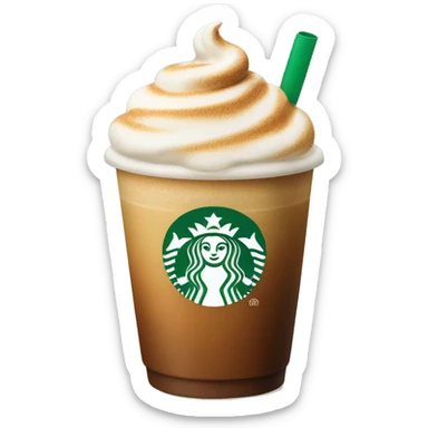 Starbuck latte sticker