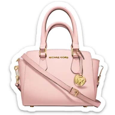 Light Pink Michael Kors purse sticker