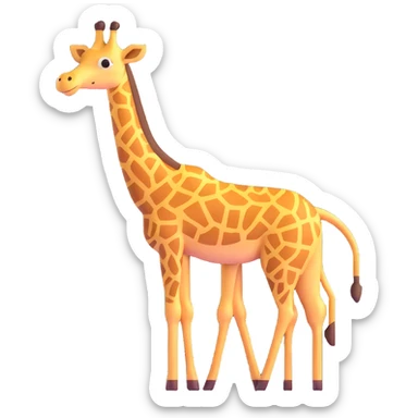 giraffe sticker