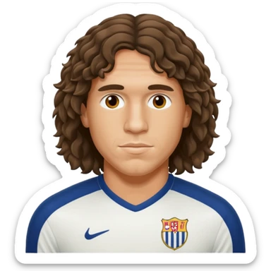 carles puyol football player sticker
