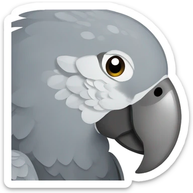 african Grey Parrot sticker