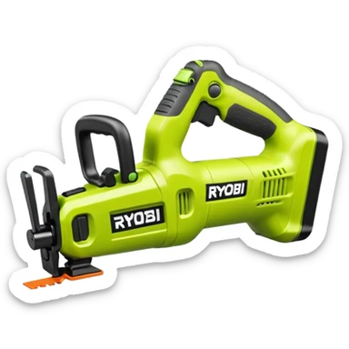 RYOBI ONE+ 18V Cordless Reciprocating saw battery emoji style sticker