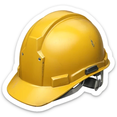 work helmet sticker
