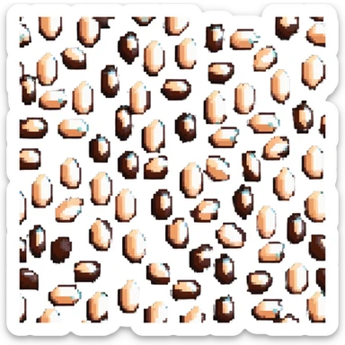 chocolate covered almonds sticker
