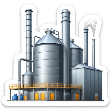 Alcohol factory building sticker