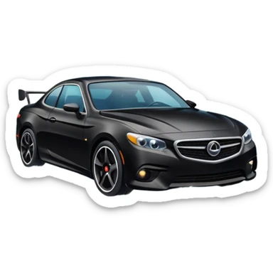 wave phonk car sticker