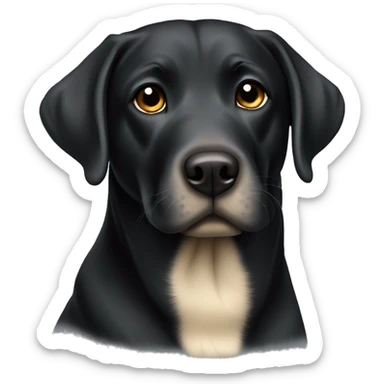 Labrador Retriever Black sticker