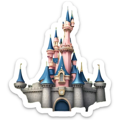 Disneyland paris castle sticker
