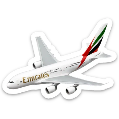 Emirates Airlines Aircraft Tail Fin sticker