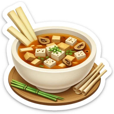 Hot and sour soup  sticker