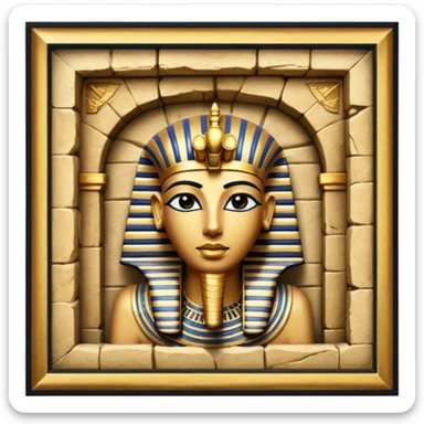 Valle de los Reyes tumba de tutankamon sticker