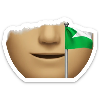 Syria green flag sticker