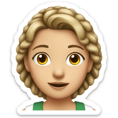 hungarian girl sticker