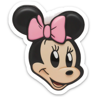 Loungefly light pink Minnie Mouse Wallet sticker