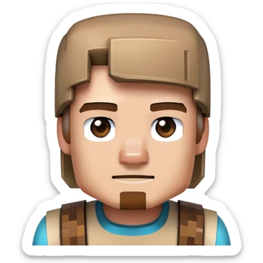 Minecraft Steve sticker