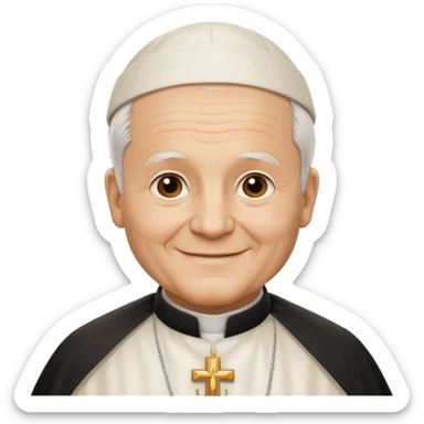 John Paul II From Poland sticker