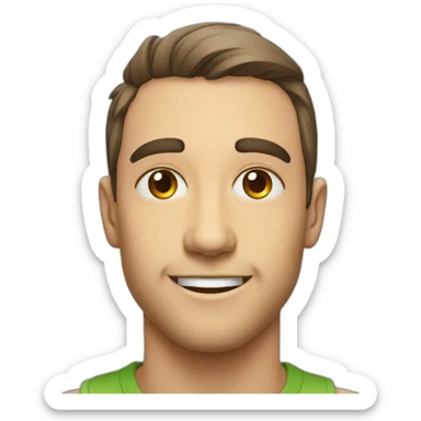 larmes aux yeux avec sourire sticker