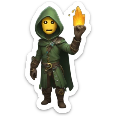 climbing warlock sticker