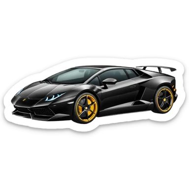 Lamborghini car sticker