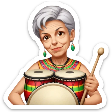 Festive Drummer sticker