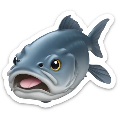 huge catfish sticker
